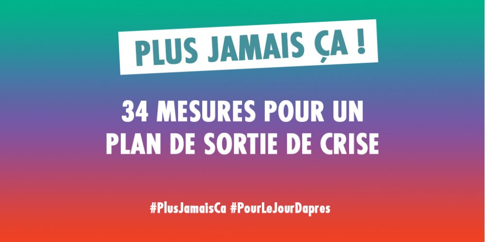 Plus jamais ça ! 34 mesures pour un plan de sortie de crise (Collectif)