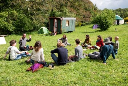 Les rencontres de l'Eco domaine Le Bois du Barde (photo : Eric Legret).