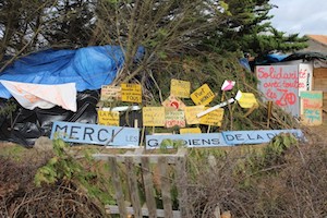 Victoire pour la Zad contre  le projet de port de plaisance de Brétignolles-sur-Mer, en Vendée. © Justine Guitton-Boussion/Reporterre