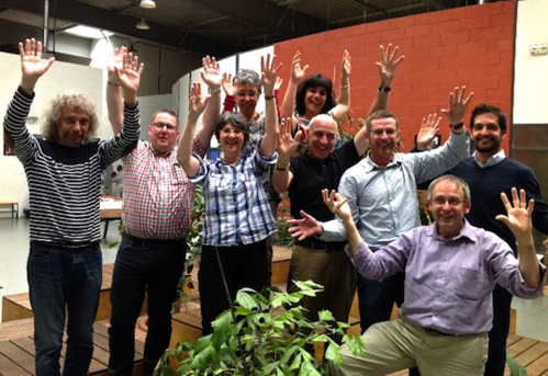 Lors d'une réunion des coordinateurs de toute la France Lors d'une réunion des coordinateurs de toute la France