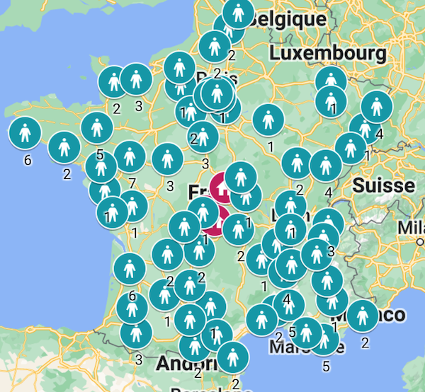 Des médecins de tout l'Hexagone