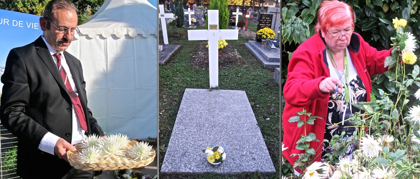 Les fleurs : le grand travail, le grand symbole, pour Henri, Janine et toutes les équipes de Dignité-Cimetière