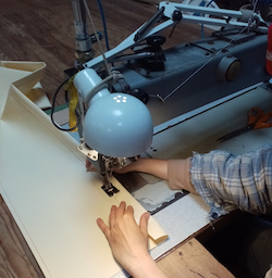 A l'atelier couture de voiles
