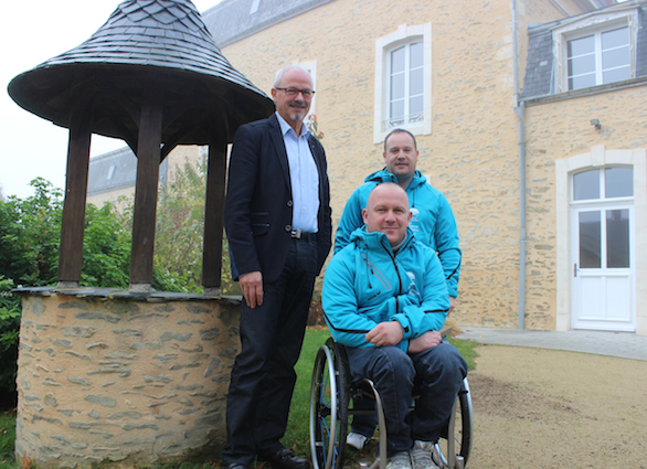 Photo (de g. à d) : Paul Melot, Ludovic Robidas  et Michaël Rousseau.