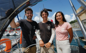 De g.à d. : Guénolé Conrad, Corentin de Chatelperron et Caroline Pultz - © Low-Tech Lab