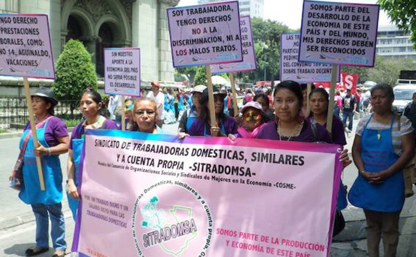 ActionAid/Peuples Solidaires : pétition pour les travailleuses domestiques du Guatemala