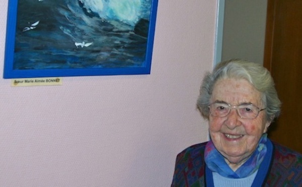 Sœur Marie-Aimée, 89 ans, reporter