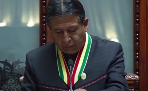 L'appel à la paix du vice-président de Bolivie