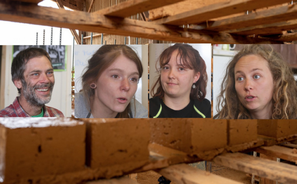 Ici se construit en terre crue un futur désirable, solidaire et écologique