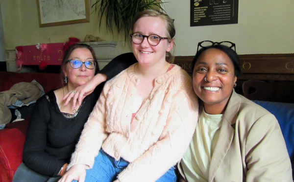 De g. à d. : Françoise, Anaïs et Sade