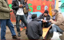 Être humain à la jungle de Calais
