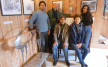 Leur maison est un havre de paix pour artistes réfugiés