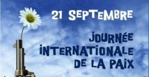 21 septembre, journée internationale de la paix