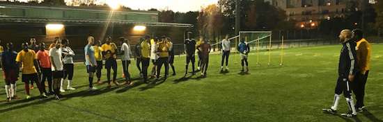 Entrainement au FC Beauregard