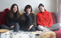 Adèle, Louise et Périne, colocataires solidaires