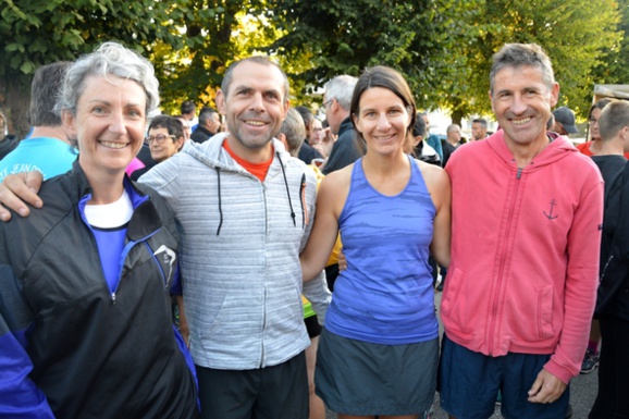 Une équipe de l'Hermitage, « l'hermiteam», au complet : Fabienne, Olivier, Fabrice, Morgann