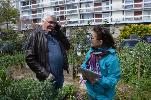 Jacky et Marie-Annick ont relancé le jardin de l'amitié grâce au budget participatif de 2016.