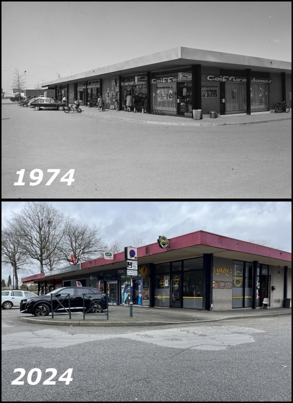 Cinquante ans séparent ces deux photos Cinquante ans séparent ces deux photos