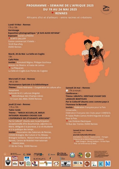 "Ma culture a toi" a participé à la Semaine de l'Afrique du 19 au 24 mai 2025 "Ma culture a toi" a participé à la Semaine de l'Afrique du 19 au 24 mai 2025