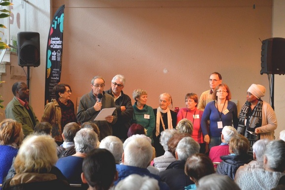 Jacky Derennes, le président de Rencontre et Culture a remercié les participants, les salariés et administratuers de la Maison de Quartier.