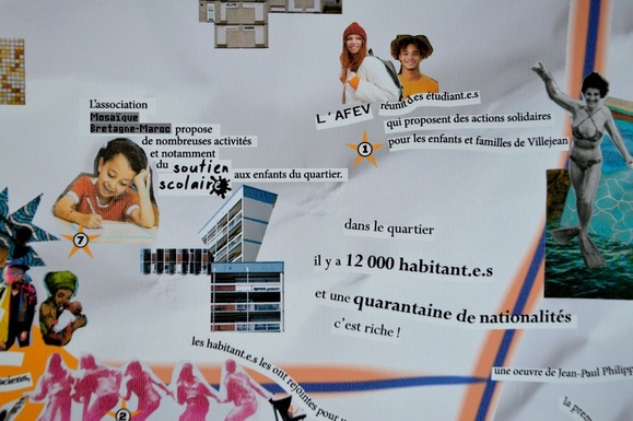 Mosaïque Bretagne Maroc, Cours Kennedy. Mosaïque Bretagne Maroc, Cours Kennedy.