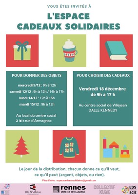 Un espace cadeaux pour donner et recevoir. Un espace cadeaux pour donner et recevoir.