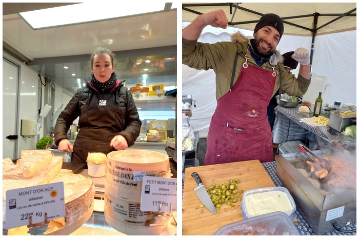 Lucie, pour le beurre et le fromage (Rennes). Adel, pour les plats cuisinés (Jordanie)