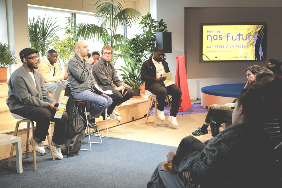 De gauche à droite : Stan, Bacoutobo, Sami Zegnani, Damir, Valentin Gendrot, Ruben. (Photo Champs Libres Julien MIGNOT) De gauche à droite : Stan, Bacoutobo, Sami Zegnani, Damir, Valentin Gendrot, Ruben. (Photo Champs Libres Julien MIGNOT)