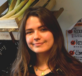 Alexia Lavigne. Salariée de l'association depuis janvier 2025, après un master en Économie sociale et solidaire et un engagement à ESSCargo.