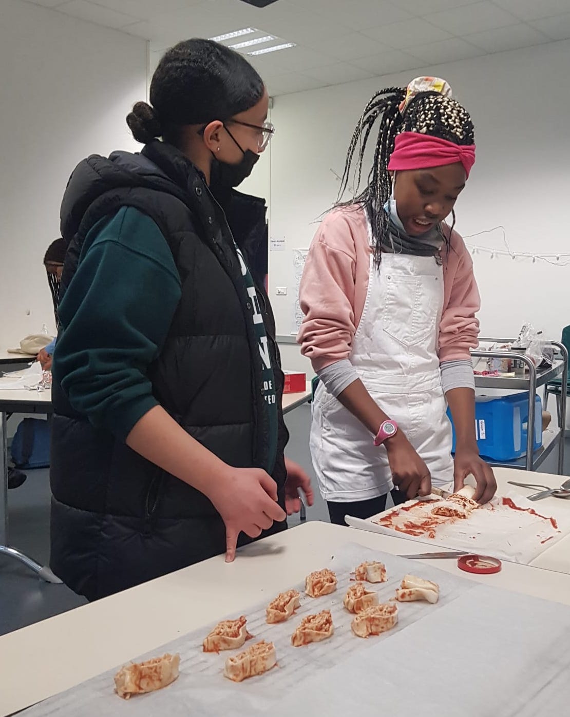 L'atelier "cuisine en mathématiques " à la maison de quartier de Villejean