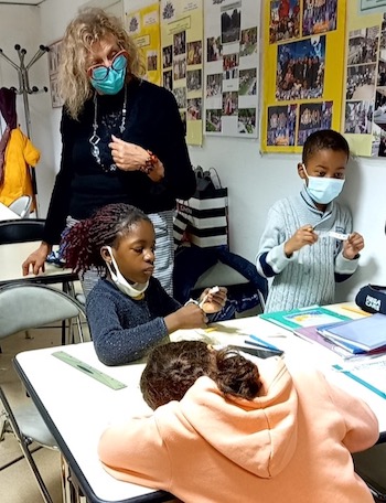 L’accompagnement à la scolarité :65 jeunes accompagnés par une douzaine de bénévoles