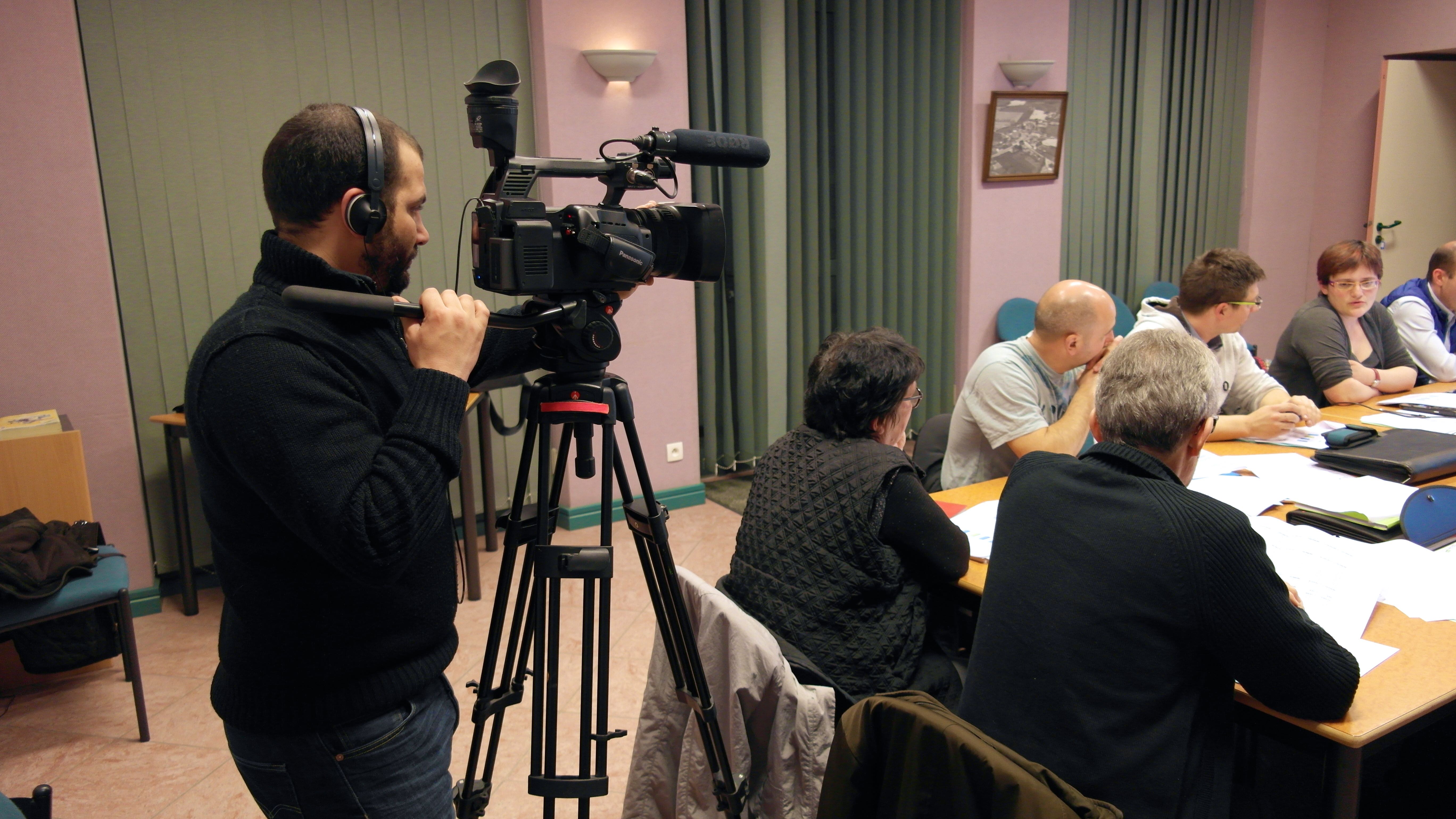 Marvin Michiélini au tournage