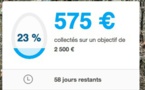 575 € collectés en deux jours...